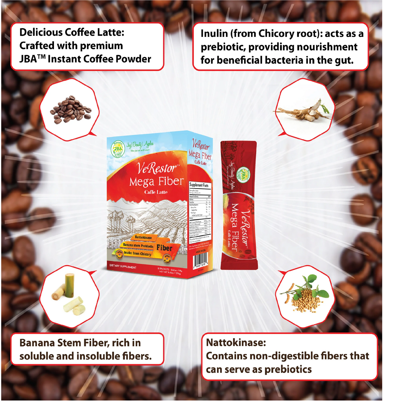 VeRestor Mega Fiber Caffe Latte